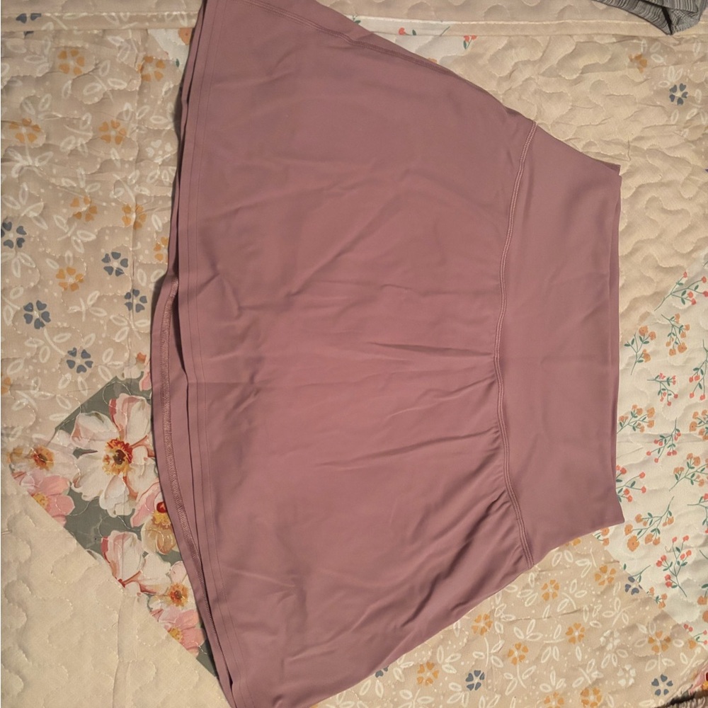lululemon athletic rose blush align high rise skirt